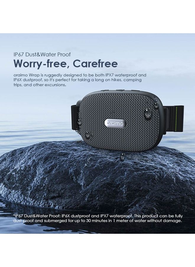 Oraimo - Wrap OBS-40SBLK Wireless Speaker Bluetooth V5.1 90Hz-20KHz 5W Blue - Image 1