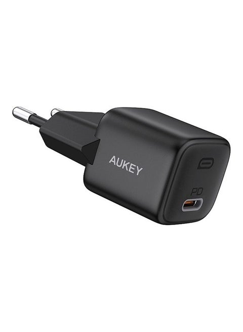 PA-B1 Omnia Mini 20W USB C PD Charger - Ultra-Portable: Extremely compact & travel-friendly design - Safe & Reliable built-in safeguards protect - Fast charging PD and Quick Charge Black
