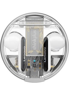 Lenovo Thinkplus Bluetooth 5.2 Headphones HiFi Stereo Wireless Earphones Sport Headsets With Mic White  - Image 1