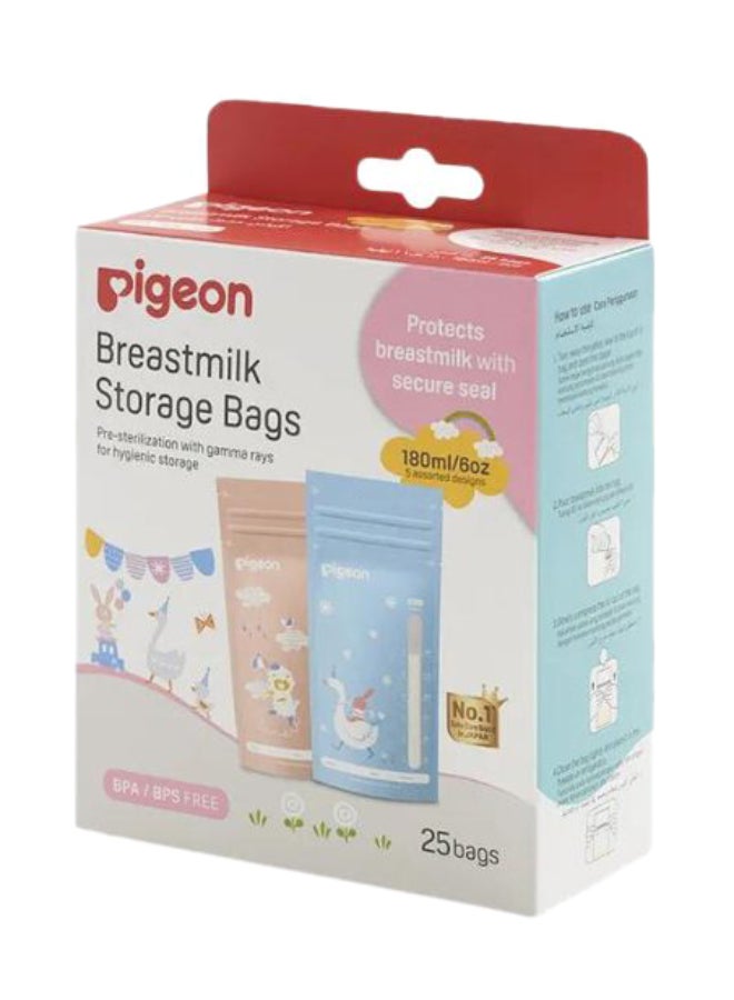 pigeon 25-Piece Breast Milk Storage Bag  - Image 1