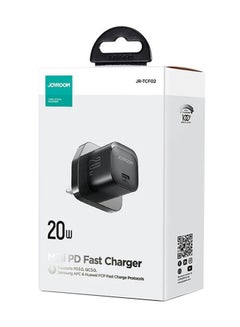JOYROOM USB-C Charger PD 20W Fast Charger for Smartphones and Tablets with Wall Plug, Supporting QC 3.0, Travel Adapter for Fast Charging, Compatible with Samsung AFC, Huawei SCP, Apple, and more -Etc Black  - Image 2