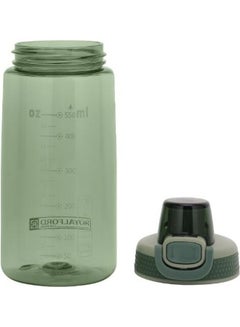 Royalford Sports Water Bottle One-Press Open Lid Green 550ml  - Image 4