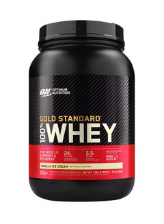 Optimum Nutrition Gold Standard 100
Percent Whey
Protein - Vanilla
Ice Cream - 899
Gram-29 Servings  - Image 1