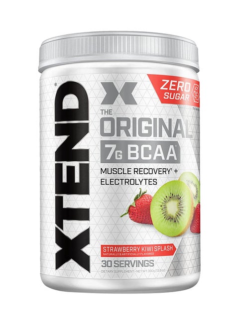 Original 7G BCAA Muscle Recovery + Electrolytes, Strawberry Kiwi Splash - 30 Servings 390 gm