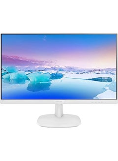 Philips 22 Inch Full HD IPS LED Monitor with Narrow Border Display, VESA Mount, HDMI, VGA, Speaker, 223V7QHAW white  - Image 1