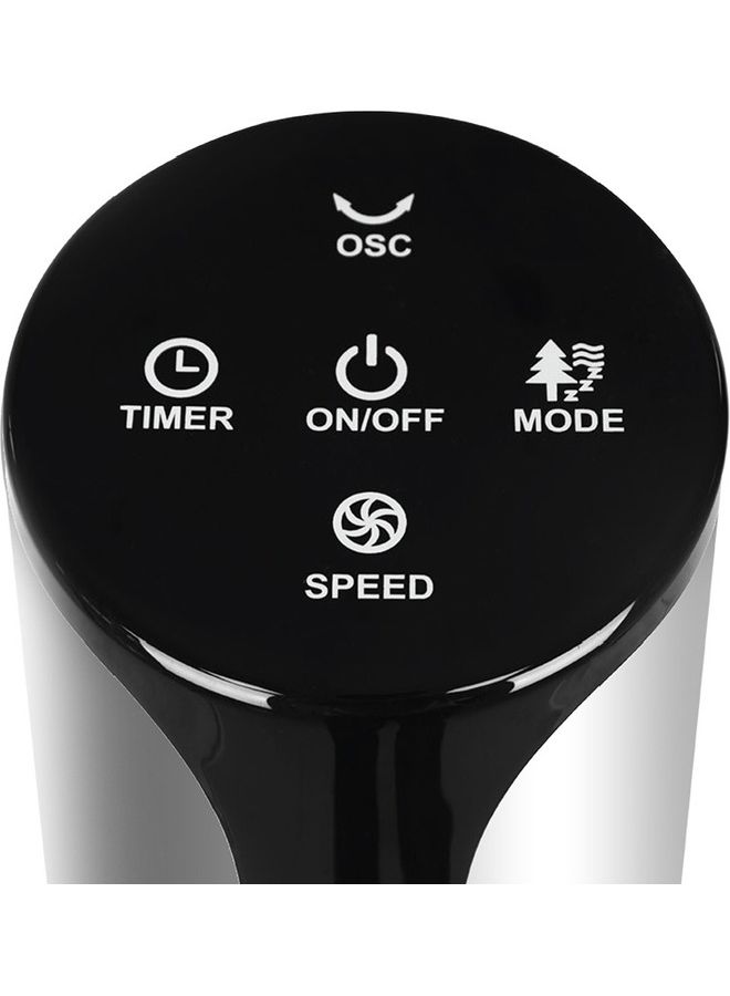 Impex - Tower Fan With Remote Control, Touch Panel, 3 Speed Control, 3 Modes, 12 Hours Timer, 100% Copper Motor And Large Airflow - Sleep Peacefully TWISTER 36 Black And White - Image 1