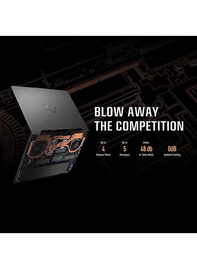 أسوس - كمبيوتر محمول TUF F17 بشاشة مقاس 17.3 بوصة ومعالج Core- i7-12700H وذاكرة وصول عشوائي 16 جيجابايت ومحرك أقراص SSD سعة 1 تيرابايت ونظام تشغيل Windows 11 وبطاقة رسوميات Nvidia GeForce RTX 3050 سعة 4 جيجابايت - Image 1