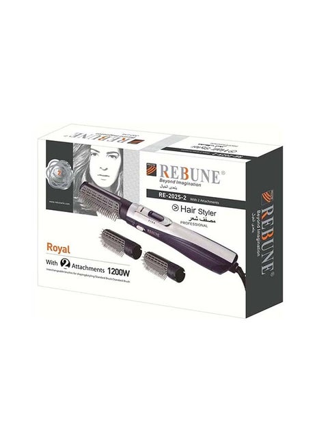 Hair Styler Brush Blue/White