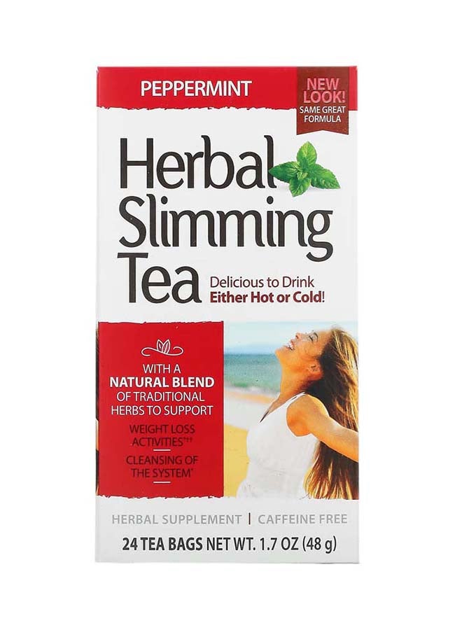 21st CENTURY Herbal Slimming Tea 48grams Pack of 24  - Image 1