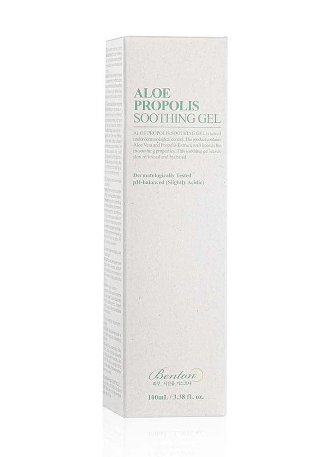 مجموعة عبوات جل مهدئ للبشرة بخلاصة الألوفيرا وصمغ النحل مكونة من قطعتين 100ملليلتر - Image 1