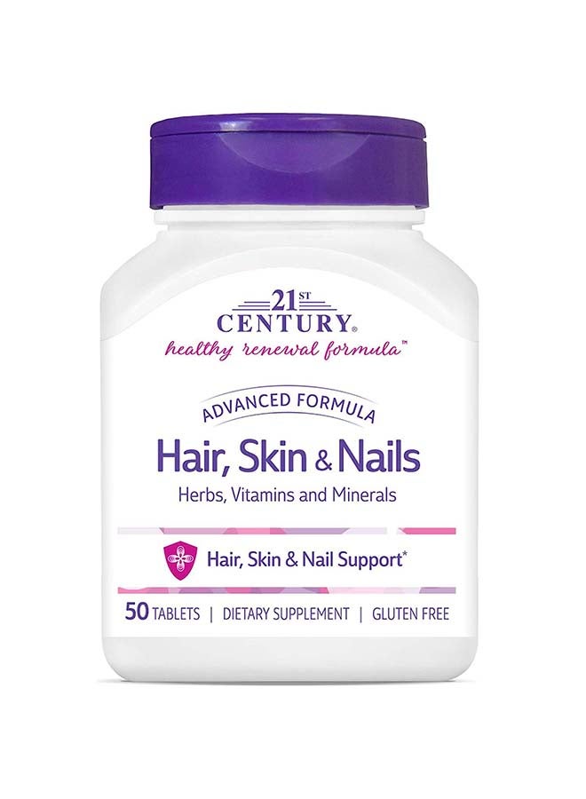 21st Century Hair Skin And Nails - 50 Caplets