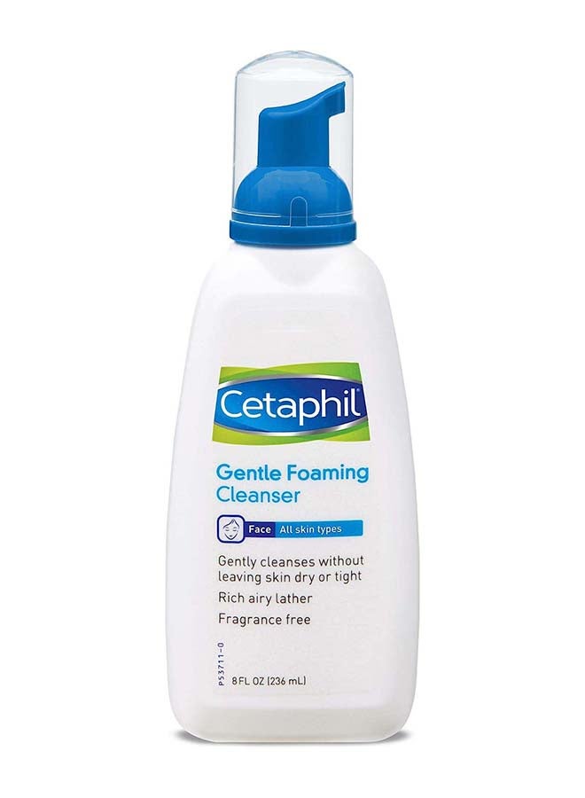 Cetaphil Gentle Foaming Cleanser For Dry to Normal Sensitive Skin 2-Piece 236x2ml  - Image 1
