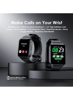 300.0 mAh Watch 2 Plus Smartwatch 1.69 Inch Bluetooth Calling Black - v1689823895/N53421124A_8