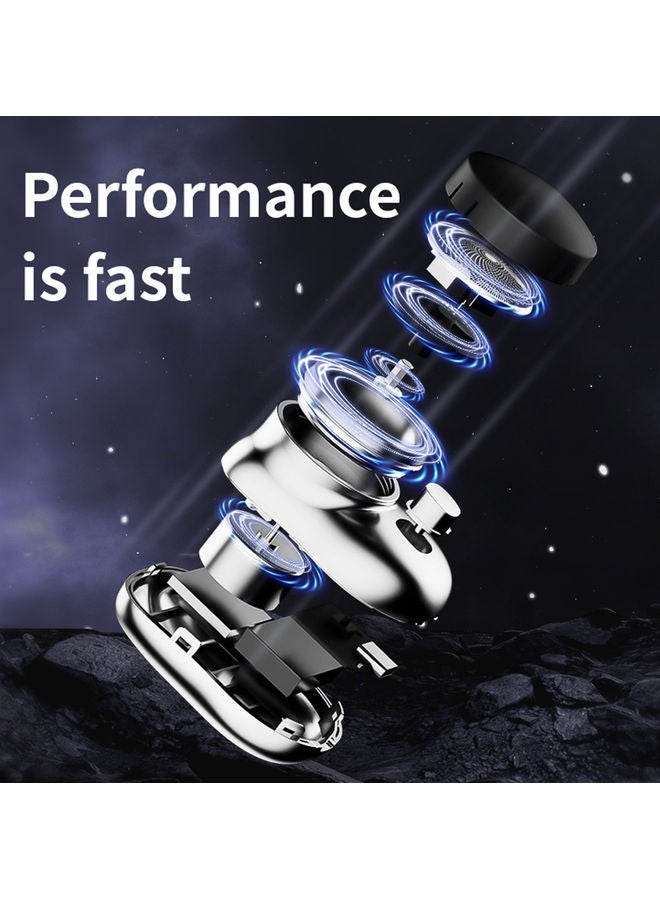 Rock Pow - Mini 2023 New Pocket Portable Electric Shaver, Magic USB Rechargeable Travel Razors For Men Shaving Face Blue - Image 1