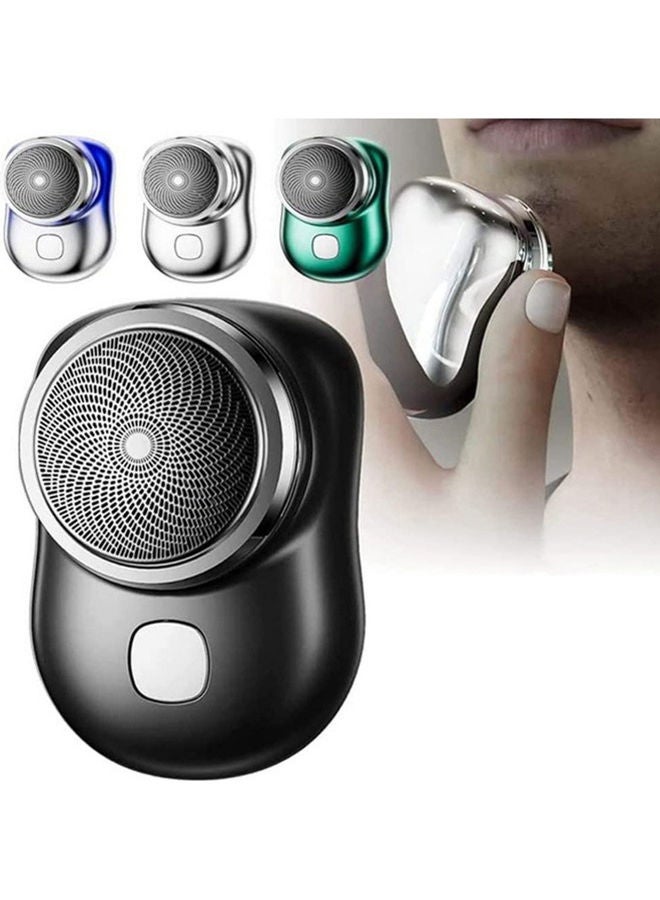 Rock Pow Mini 2023 New Pocket Portable Electric Shaver, Magic USB Rechargeable Travel Razors For Men Shaving Face Black - Image 1