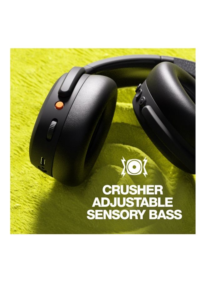 Skullcandy - Crusher ANC 2 Bluetooth Noise Cancelling Wireless Headphones/50 Hours Battery/Extra Bass Tech/Use With Android And iPhone/Microphone True Black - Image 1