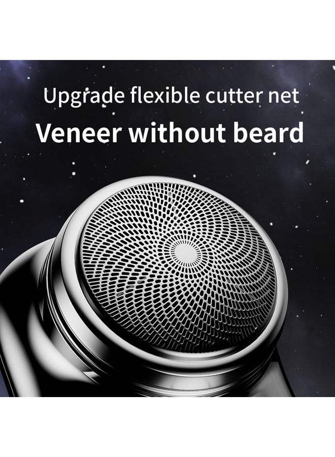 Rock Pow Mini 2023 New Pocket Portable Electric Shaver, Magic USB Rechargeable Travel Razors For Men Shaving Face Silver - Image 4