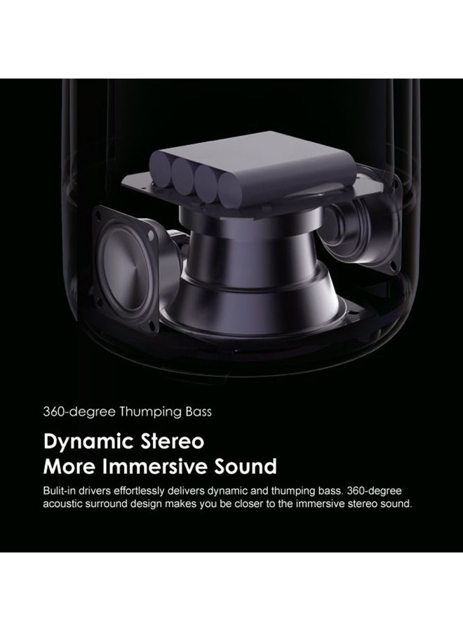 Oraimo SoundFlow Wireless Speaker BT V5.1 50Hz-20KHz Black  - Image 4