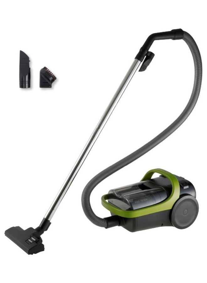 Panasonic Bagless Canister Fitter HEPA Dust Capacity 2.2L 1800 W MC-CL603G149, MC-CL603 green - Image 3