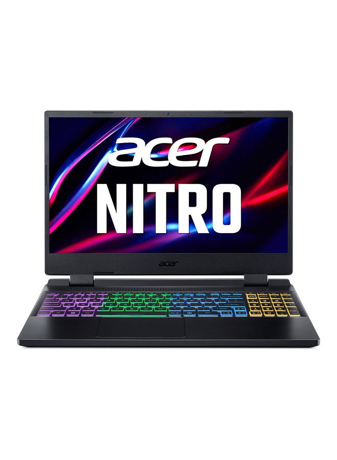 Acer - Nitro 5 AN515 Gaming Laptop With 15.6-Inch FHD IPS Display, Core i7-12700H Processor/16GB RAM/512GB SSD/4GB NVIDIA GeForce RTX 3050 Graphics/Windows 11 Home English Black - Image 1