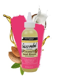 Aunt Jackie's Natural Growth Oil Blends Frizz Rebel Beige/White/Pink 118ml  - Image 2