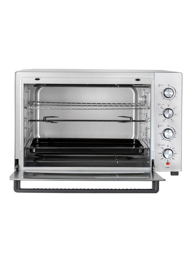 GEEPAS - Multifunction Rotisserie Oven Adjustable Temperature Control With Timer Convection 120 L 2800 W GO34057 Silver - Image 1