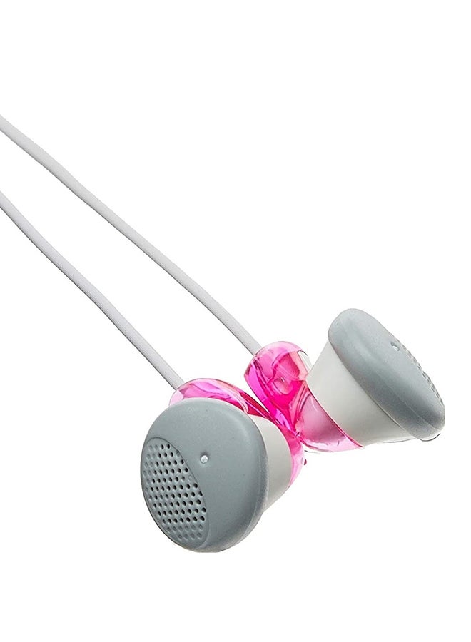 Sony MDR-E9 Heavy Bass in-ear Wired Headphones Pink/White - Image 3