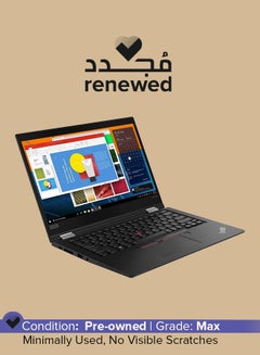 Renewed - ThinkPad X390 Yoga 2-in-1 Laptop With 13.3-Inch Display,Core i7-8565U/16GB RAM/512GB SSD/Windows 10 Black