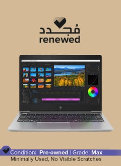 Renewed - Zbook 15u G5 Laptop With 15.3-Inch Display/Intel Core i7 Processor/8th Gen/16GB RAM/512GB SSD/2GB AMD Radeon Pro Graphics/Windows 11 Grey Grey
