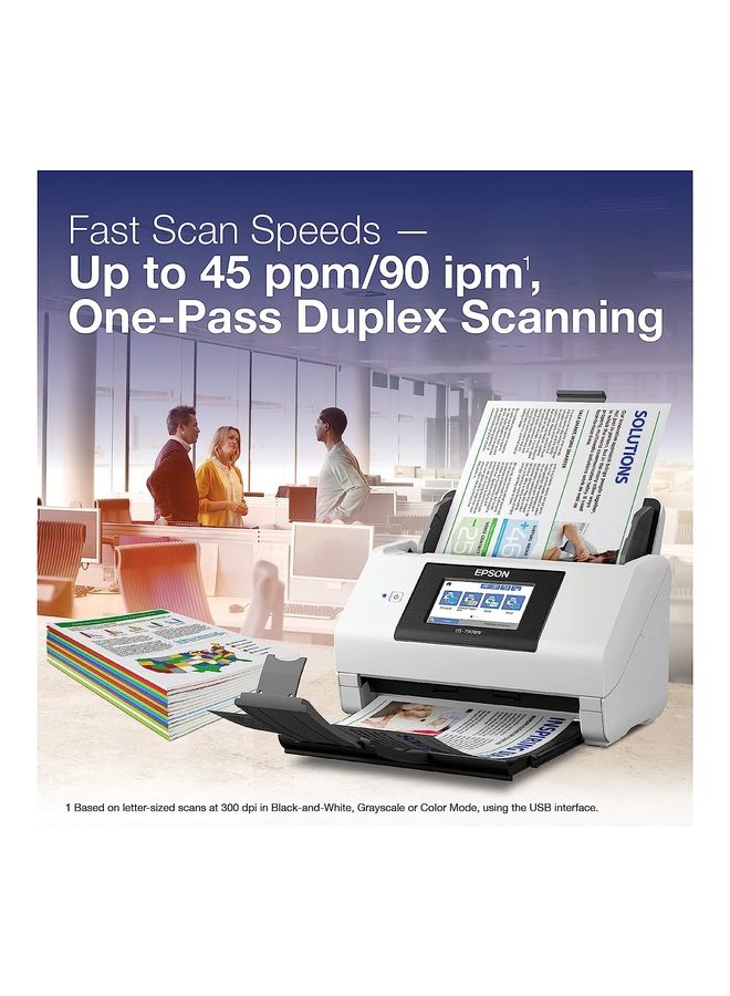 إبسون WorkForce DS-790WN White  - Image 2