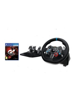 Logitech G29 Driving Force Racing Wheel With Gran Turismo Sport  - Image 4