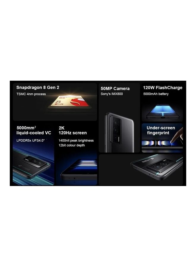 Xiaomi - K60 Pro Snapdragon 8 Gen 2 Smartphone 12GB+512GB 54MP Camera 120W Hyper Charger 5000 Mah 2K 120Hz Screen MIUI14 - Image 1