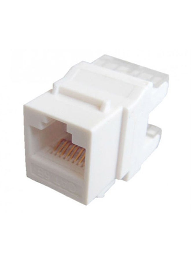 D-Link NKJ-C6WHI1B21 Cat 6 UTP Keystone Jack White  - Image 2