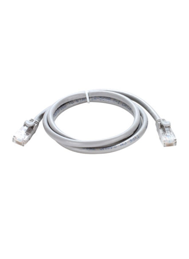 D-Link - 1 meter Cat6 UTP Patch Cord Ethernet Cables (RJ45) |  NCB-C6UYELR1-1 Grey - Image 1