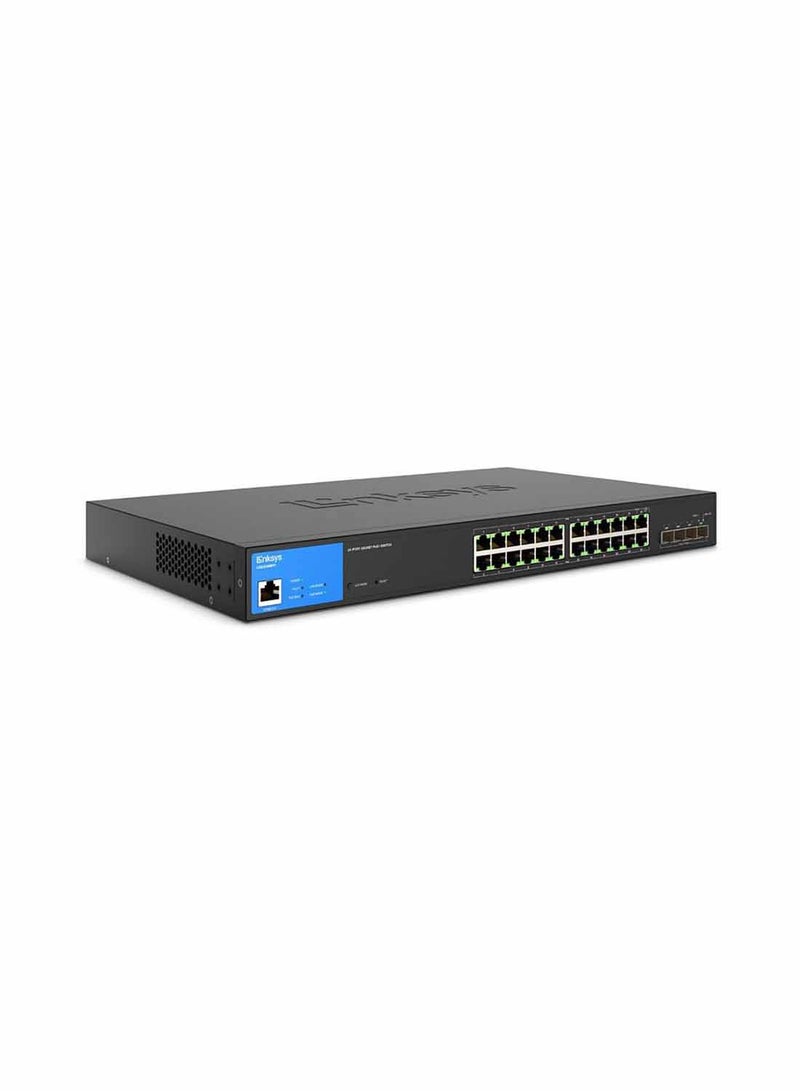 لينكسيس سويتش لينكسيس Lgs328mpc 24pt Poe+ Gbit Adm 4sfp+ 