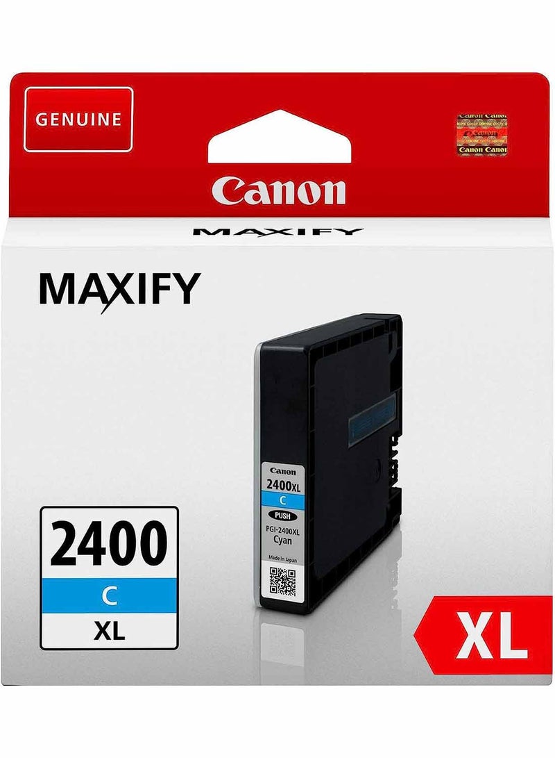 Canon 9257B004AA PGI-2400XL High Yield Ink Cartridge, Multipack Cyan
