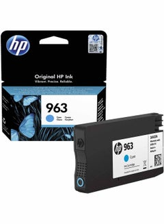 963 Original Ink Cartridge [3Ja23Ae] | Works With Officejet Pro 9010, 9013, 9020, 9023 Printers Cyan