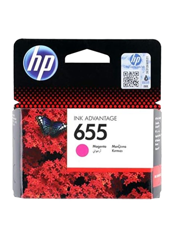 HP 655 Magenta Ink Advantage Cartridge Magenta