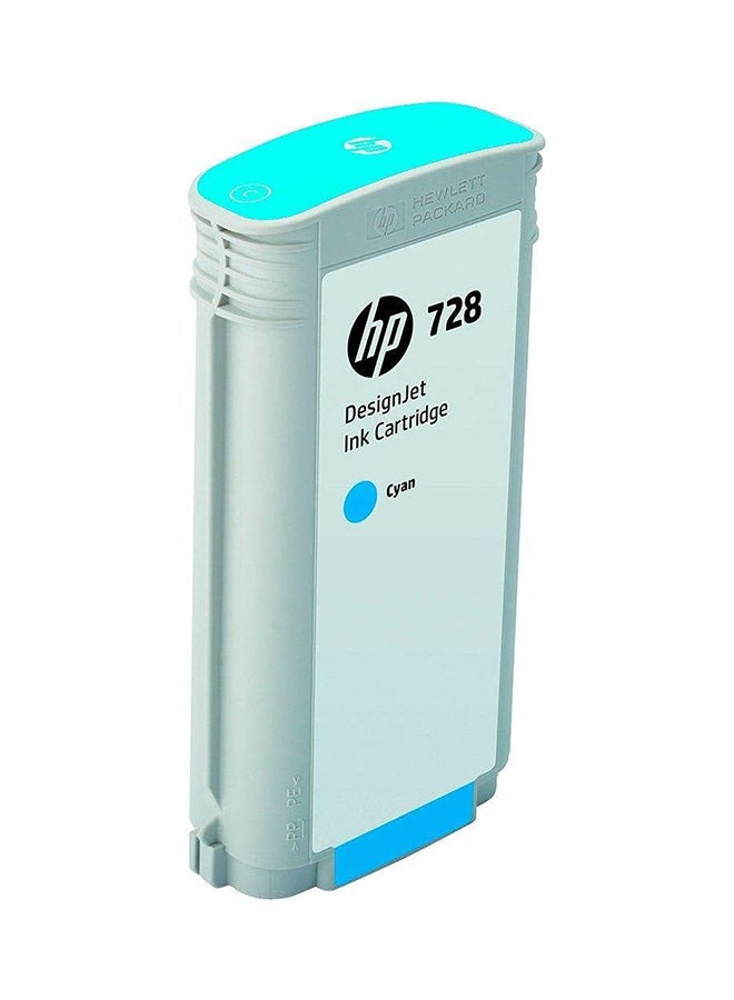 HP 728 300ml Cyan Original DesignJet Ink Cartridge F9K17A Cyan - Image 1