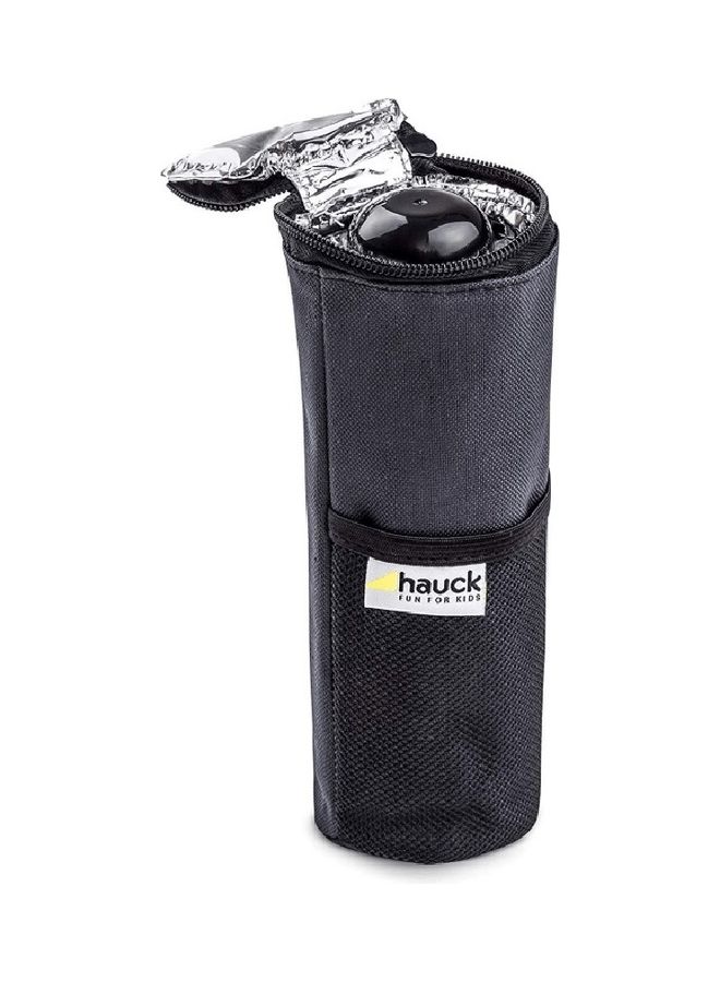 hauck Refresh Me Outdoor Insulated Bottle Bag With Vecro Strap And Mesh Pocket For Pram Stroller Pushchair – Grey  - Image 3