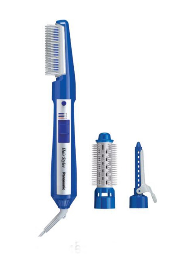 Panasonic 3 attachments 650W Versatile Hair Styler, 2 Speed Settings, Soft Pouch Blue/White  - Image 1