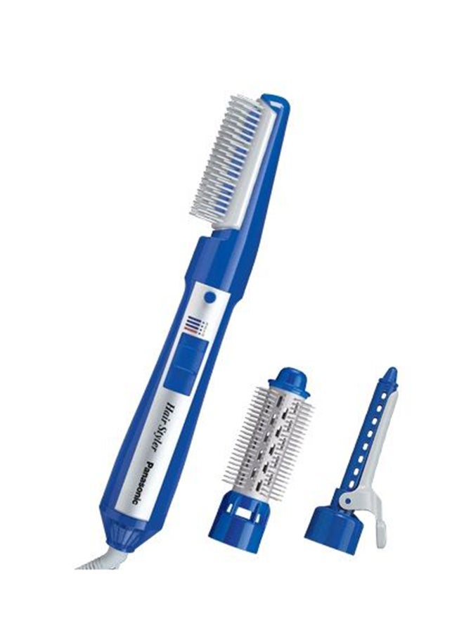 Panasonic 3 attachments 650W Versatile Hair Styler, 2 Speed Settings, Soft Pouch Blue/White  - Image 2