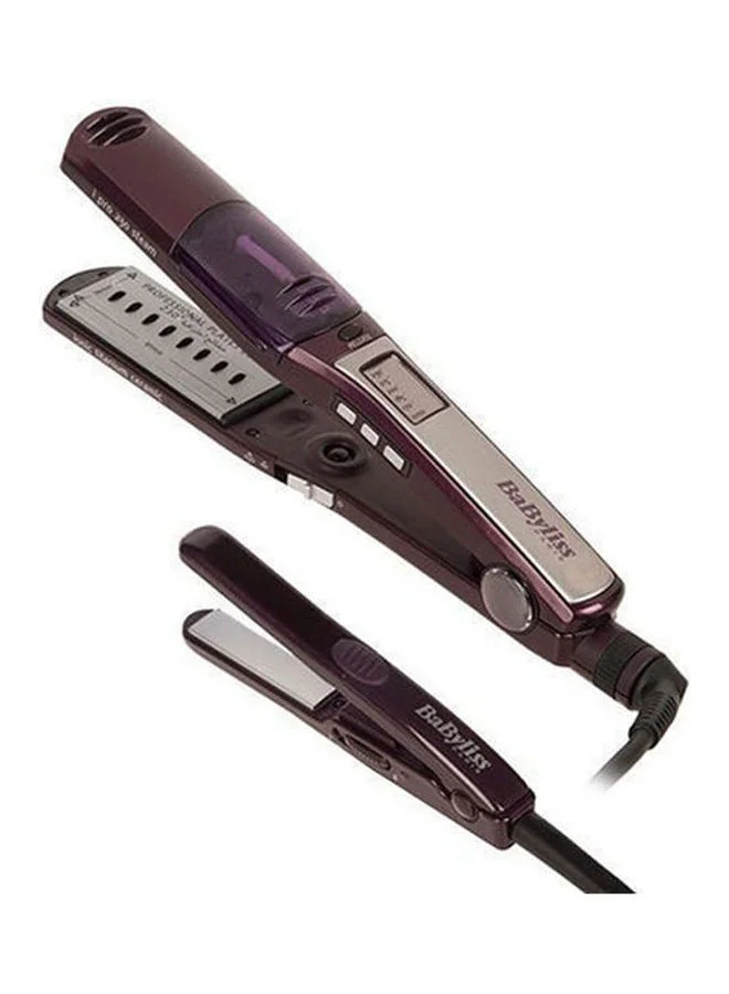 babyliss Hair Steam Straightener, Up To 230°, 5 Heat Settings, Led Display, Titanium Ceramic Coating, Ionic Setting, I Temperature Technology, ST396SDE