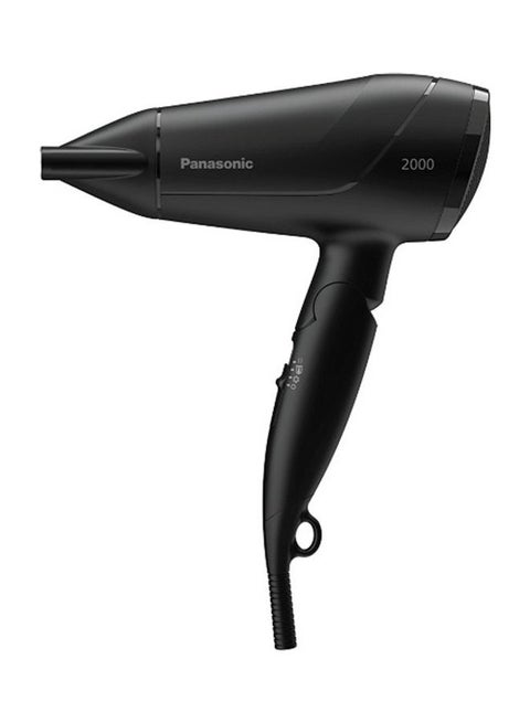 2000W Compact Powerful Hair Dryer With 11Mm Concentrator Nozzle For Fast Drying And Smooth Finish, Eh-Nd65 Black