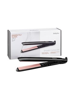 babyliss Smooth Control 235 Hair Straightener | Quartz-Ceramic Plates for Sleek Finish | Auto Shut-Off | Rapid Heating | Extra Long Plates | 3m Long Swivel Cord | 13 Heat Settings Up to 235°C (ST298E) Black  - Image 4