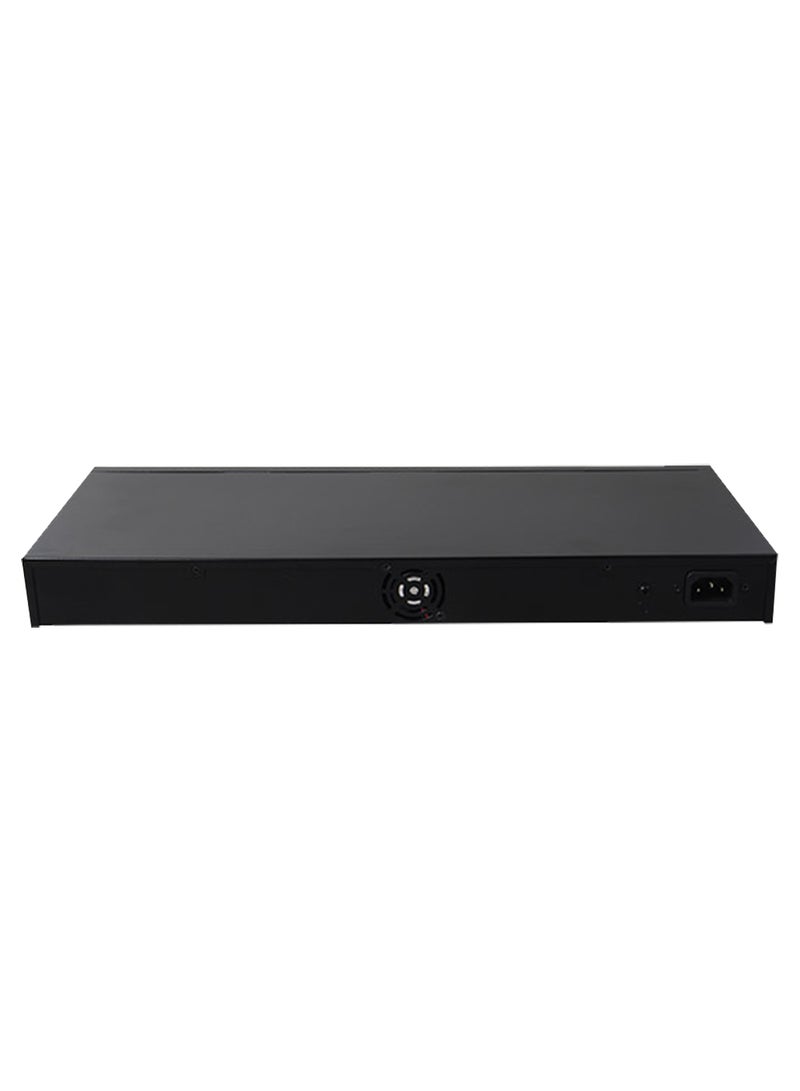 D-Link 250M 24-Port 1000Mbps PoE Switch, With 2 SFP Ports, IEEE 802.3af/at POE, 250W Total Power Budget, Plug and Play Installation | DGS-F1026P-E Black  - Image 3