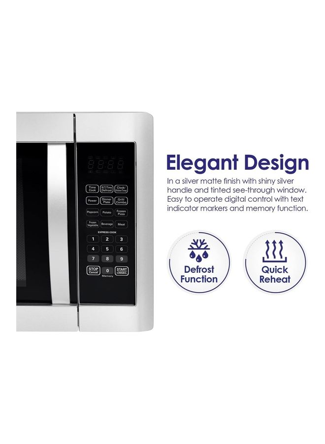 SUPER GENERAL Compact Counter Top Microwave Oven 1100W Power Grill Digital Control 42 L 1400 W SGMM945DGS White - Image 5