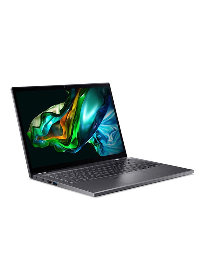 أيسر - كمبيوتر محمول Aspire 5 Spin 14 بشاشة مقاس 14 بوصة ومعالج Core i7-1355U وذاكرة وصول عشوائي 16 جيجابايت ومحرك أقراص SSD سعة 1 تيرابايت وبطاقة رسومات Intel Iris XE ونظام تشغيل Windows 11 - Image 1