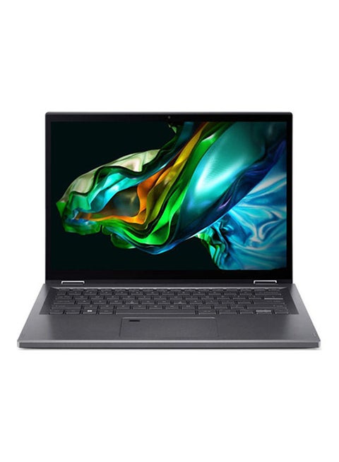 كمبيوتر محمول Aspire 5 Spin 14 بشاشة مقاس 14 بوصة ومعالج Core i7-1355U وذاكرة وصول عشوائي 16 جيجابايت ومحرك أقراص SSD سعة 1 تيرابايت وبطاقة رسومات Intel Iris XE ونظام تشغيل Windows 11