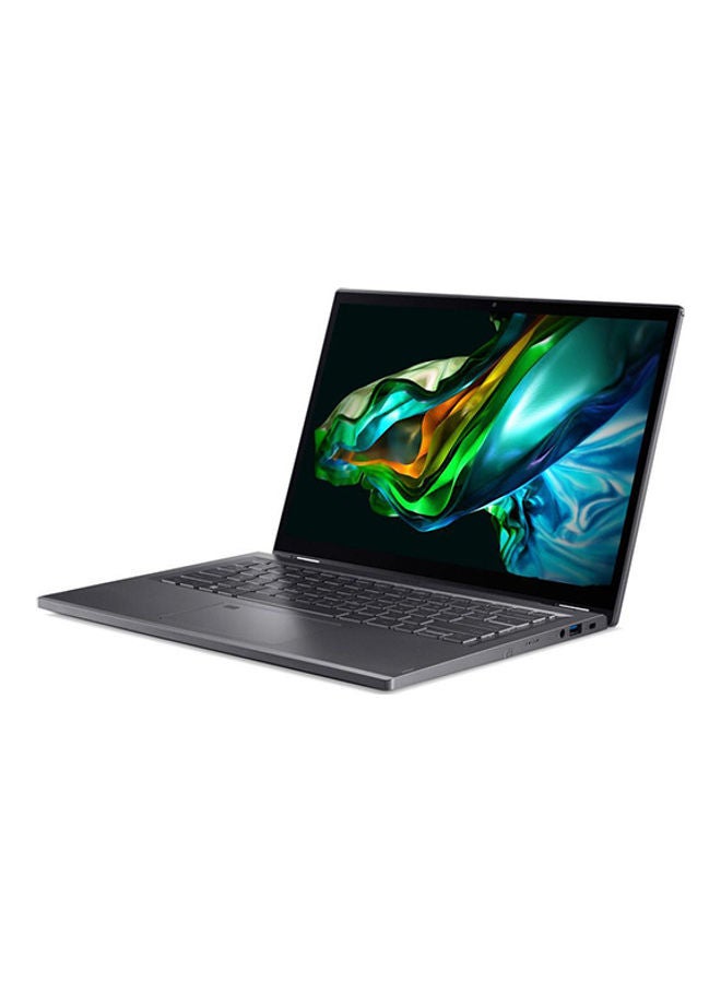 أيسر - كمبيوتر محمول Aspire 5 Spin 14 بشاشة مقاس 14 بوصة ومعالج Core i7-1355U وذاكرة وصول عشوائي 16 جيجابايت ومحرك أقراص SSD سعة 1 تيرابايت وبطاقة رسومات Intel Iris XE ونظام تشغيل Windows 11 - Image 1